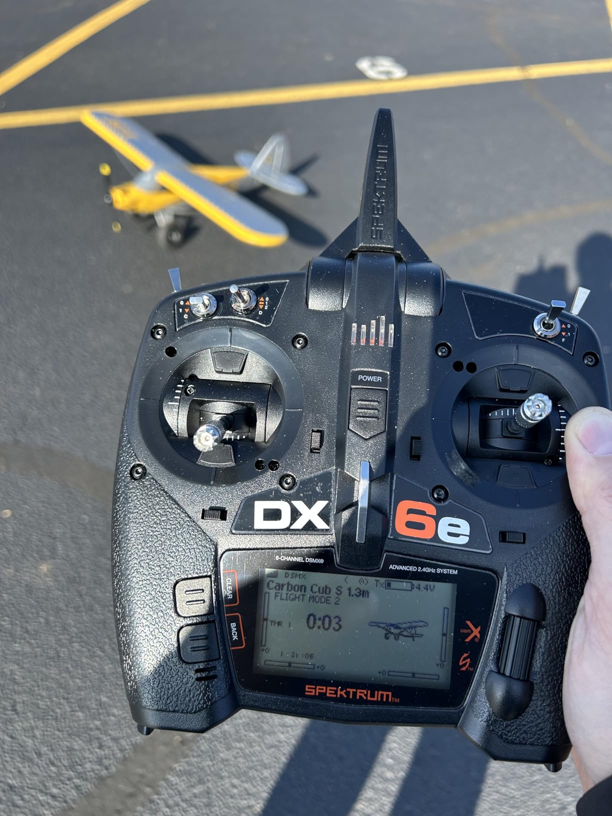 Spektrum DX6e 6-Channel DSMX 2.4GHz RC Radio Transmitter Only (No Receiver) with 250 Model Memory | Telemetry | Wireless Trainer Link, SPMR6655 customer photo 1