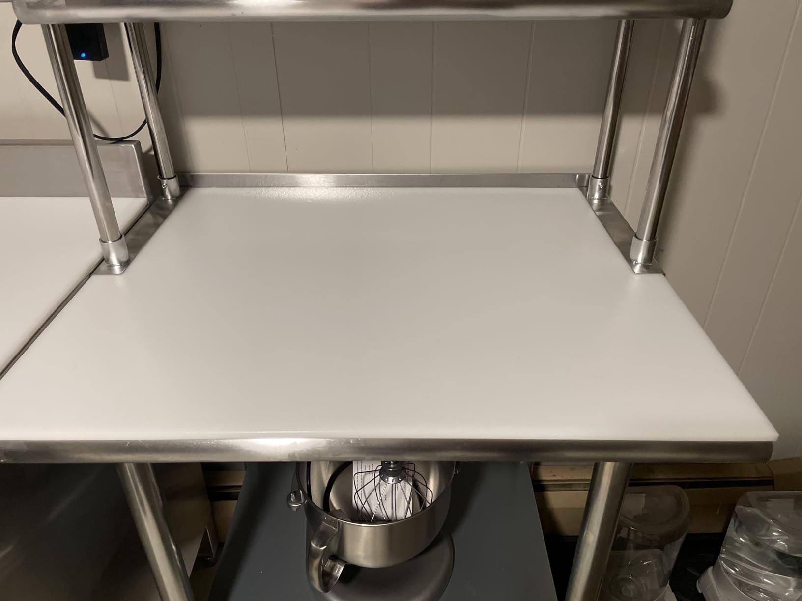 Hally Stainless Steel Table for Prep & Work 24 x 30 Inches, NSF Commercial Heavy Duty Table with Undershelf and Backsplash for Restaurant, Home and Hotel customer photo 2