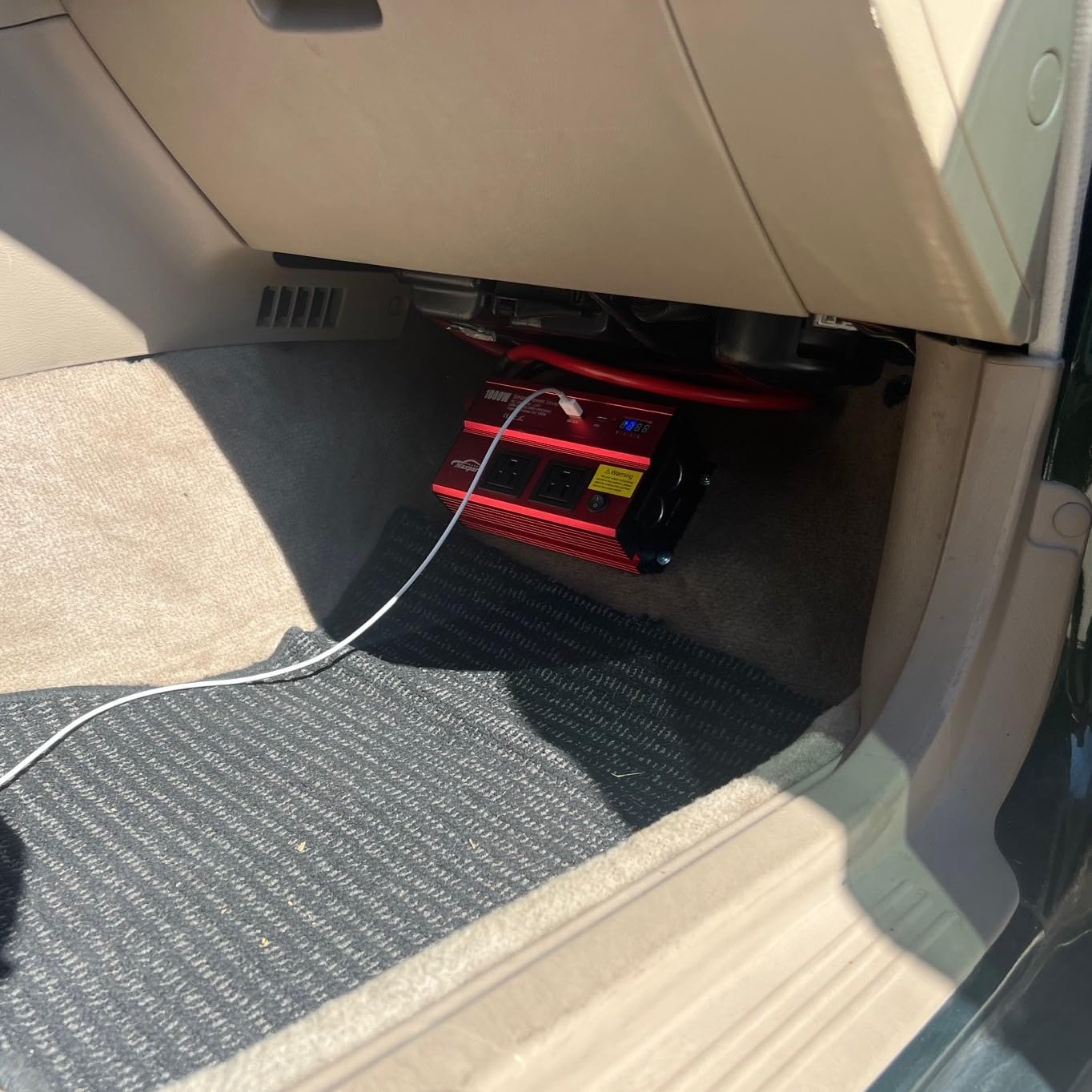 TWING Car 1000w Inverter,12v DC to 110v Power Inverters for Vehicles 1000 watt with Dual AC Outlets 3.0A USB and Type-C,12 Volt Inverter Car Cigarette Lighter Battery customer photo 1