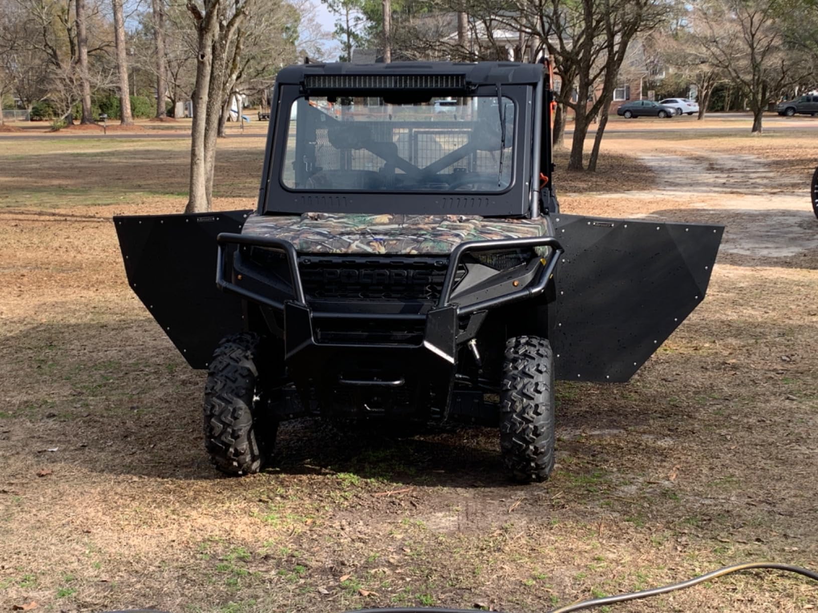 SuperATV Aluminum Doors Compatible with Polaris Ranger 1000 Models | See Product Description for Fitment | Powder Coated, Preassembled customer photo 1