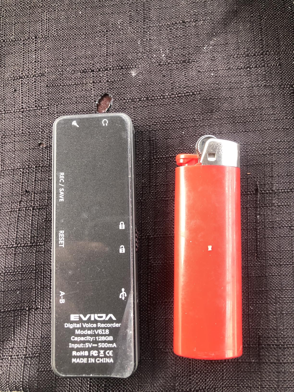 128GB Digital Voice Recorder for Lectures Meetings - EVIDA 9296 Hours Voice Activated Recording Device Audio Recorder with Playback, Password customer photo 1