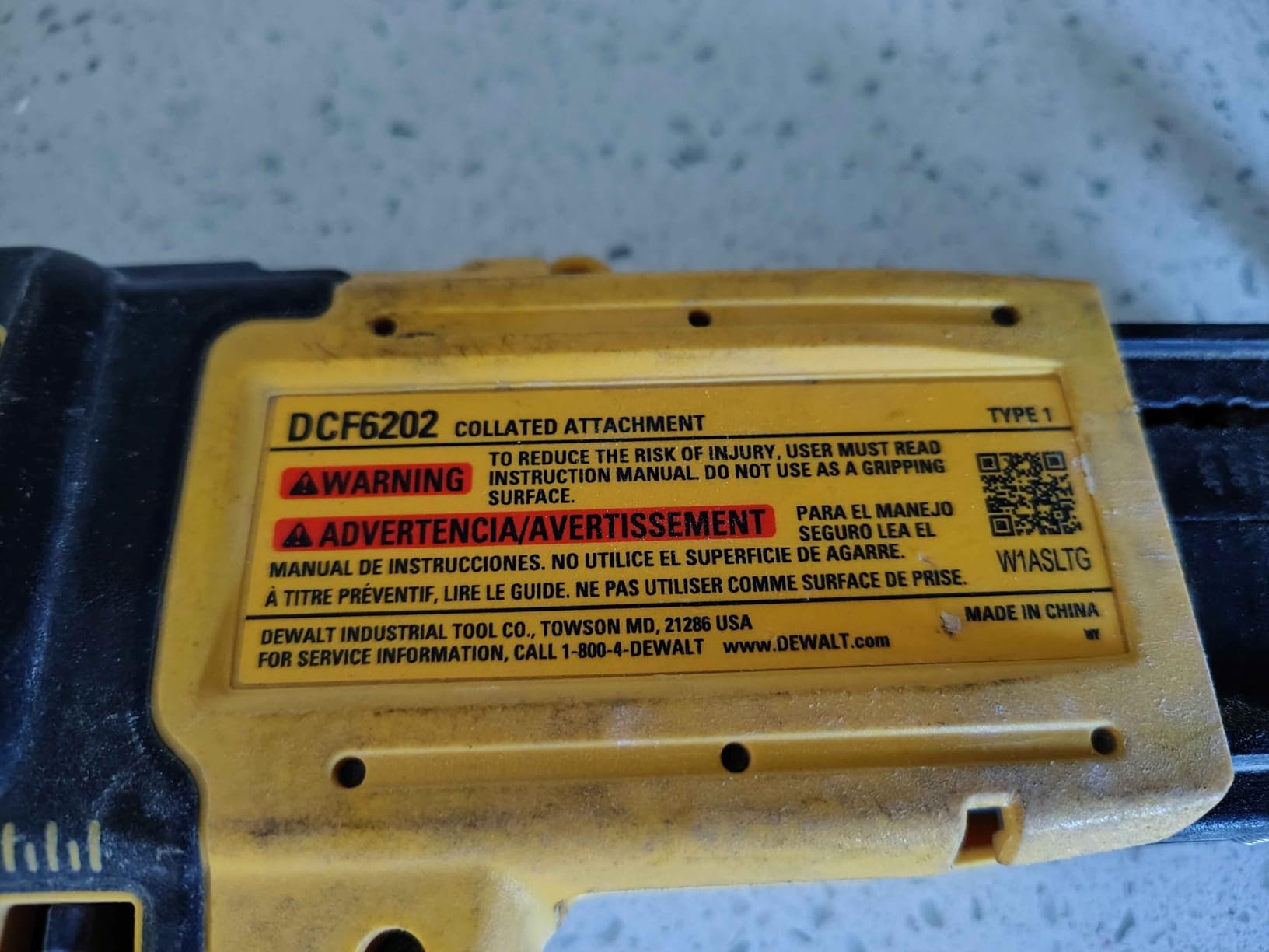 DEWALT Drywall Screw Gun Collated Attachment (DCF6202) customer photo 1