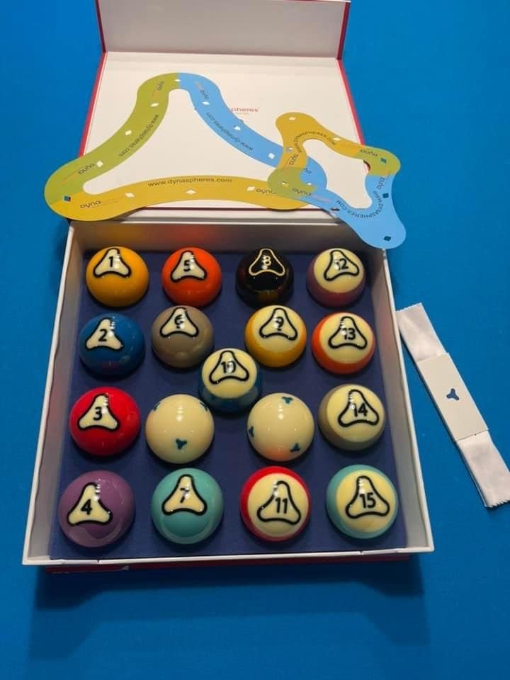 Dynasphere Platinum 2-1/4 in. Belgian Billiards Pool Balls Set w/Racks customer photo 1