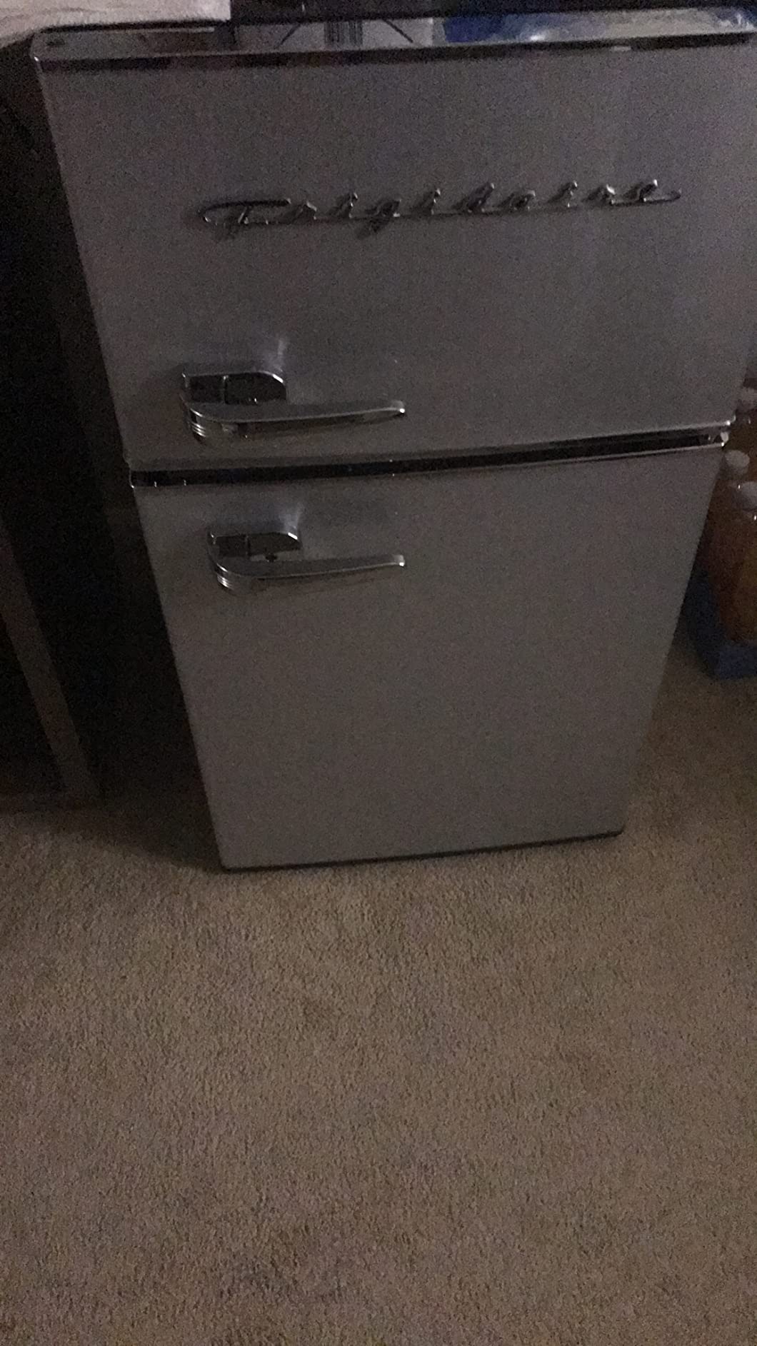 Frigidaire EFR3A1 Compact Small Top-Freezer Refrigerator, Stainless Steel Mini Bar Fridge, Platinum Series, 3.2 cu ft Double Door customer photo 2