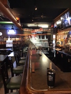 BARTITION Standard (Patent Pending) Partition for Bar Top or Dining Countertop Sneeze Guard MADE IN USA out of Polycarbonate Window SBR Suction Cups Brass 260 Brackets customer photo 2