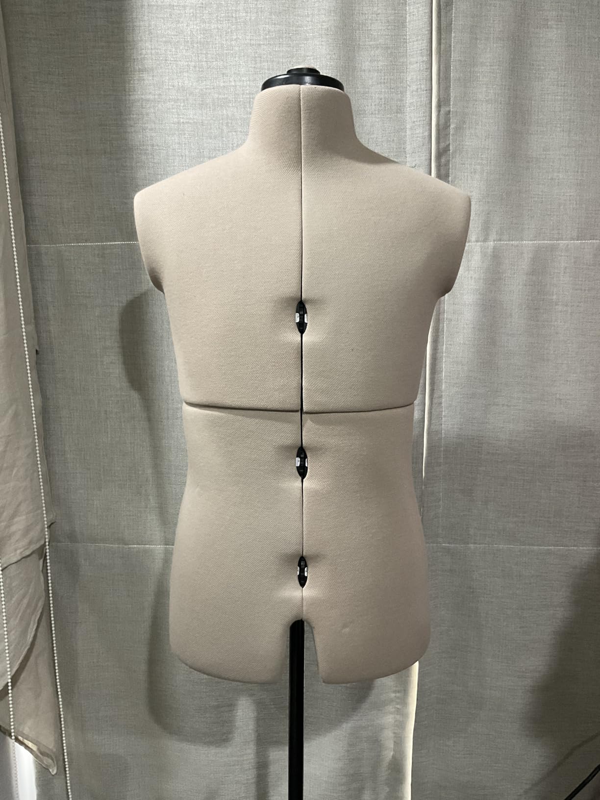 Dritz Mr. Tailor Adjustable Dress Form - Men Size US M-XL - Male Clothing Mannequin for Sewing, Fitting, and Draping - Pinnable Sewing Mannequin with 13 Dials for Fitting customer photo 1