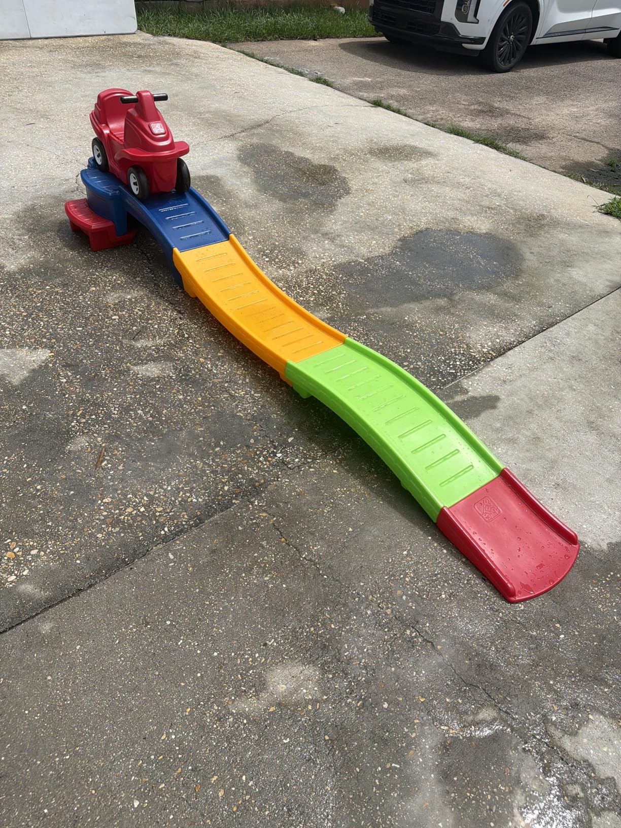 Step2 Up and Down Roller Coaster Toy for Kids, Ride On Push Car, Indoor Outdoor Playset, Toddlers Ages 2-5 customer photo 2