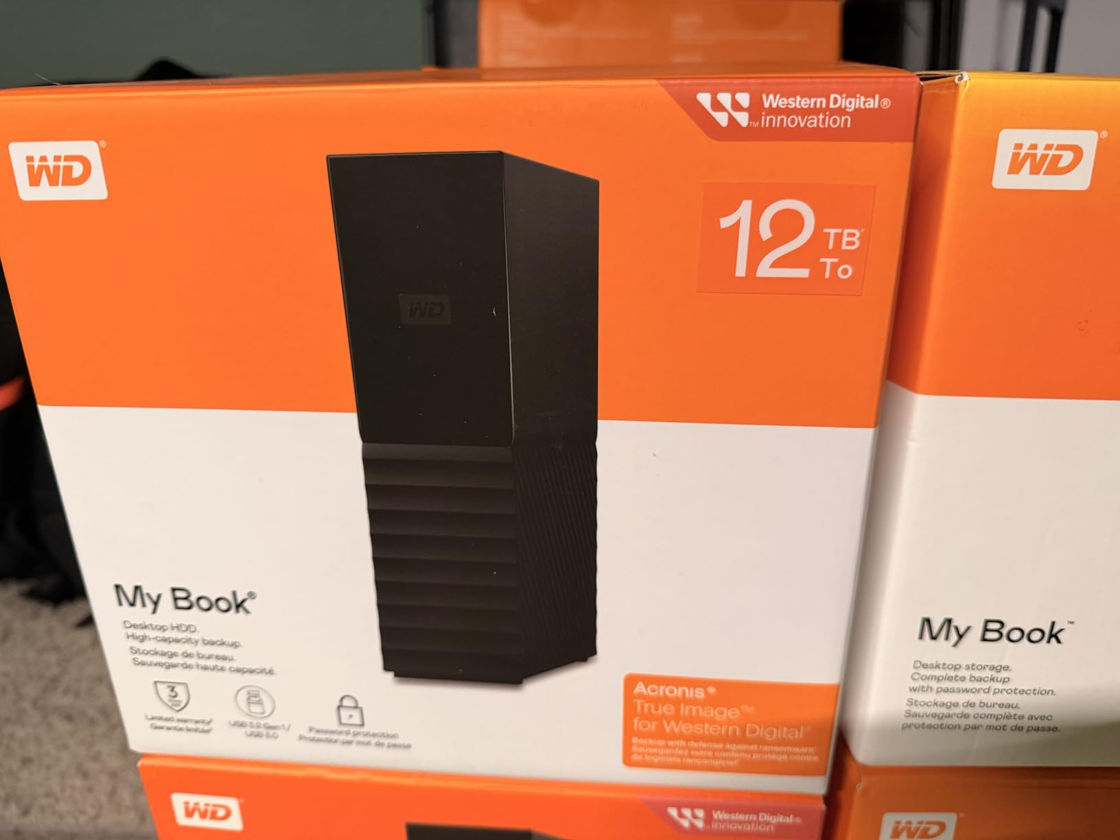 WD 16TB My Book Desktop External Hard Drive, USB 3.0, External HDD with Password Protection and Backup Software - WDBBGB0160HBK-NESN customer photo 1