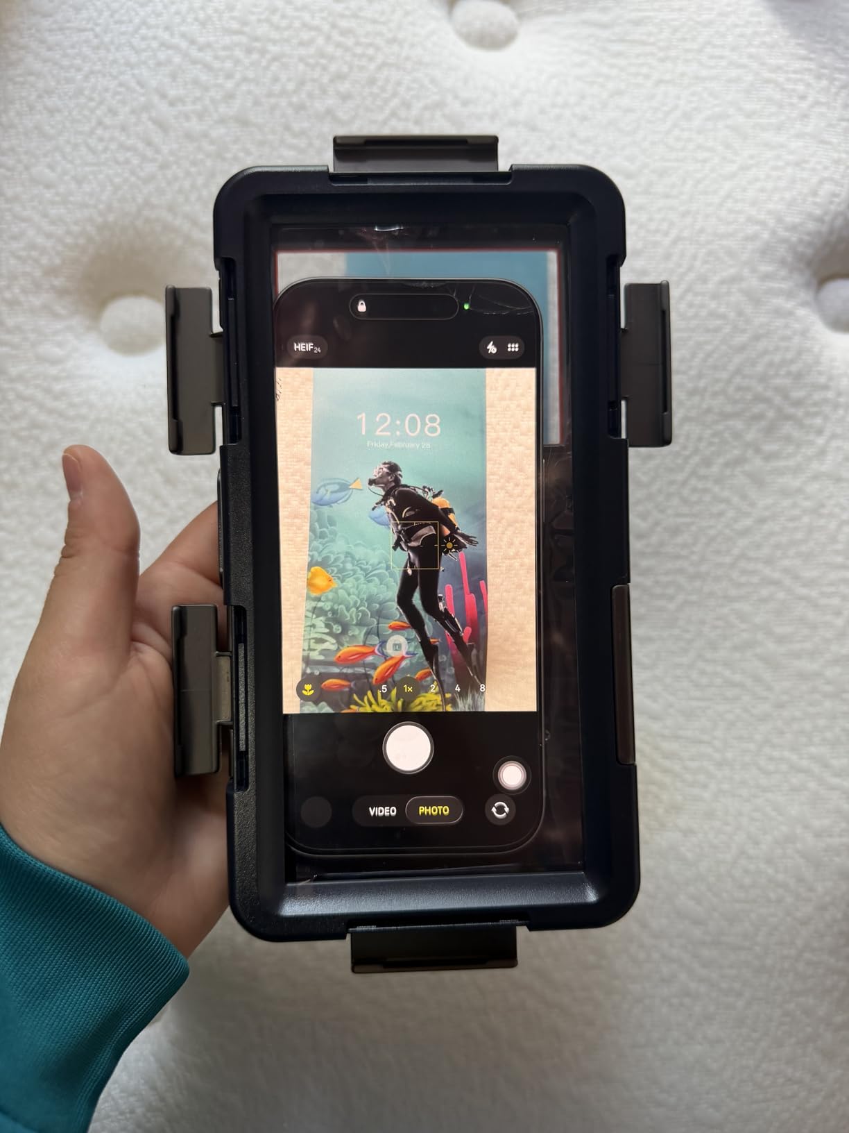 YNVYFI Underwater Snorkeling Diving Phone Case (50ft/15m) customer photo 2