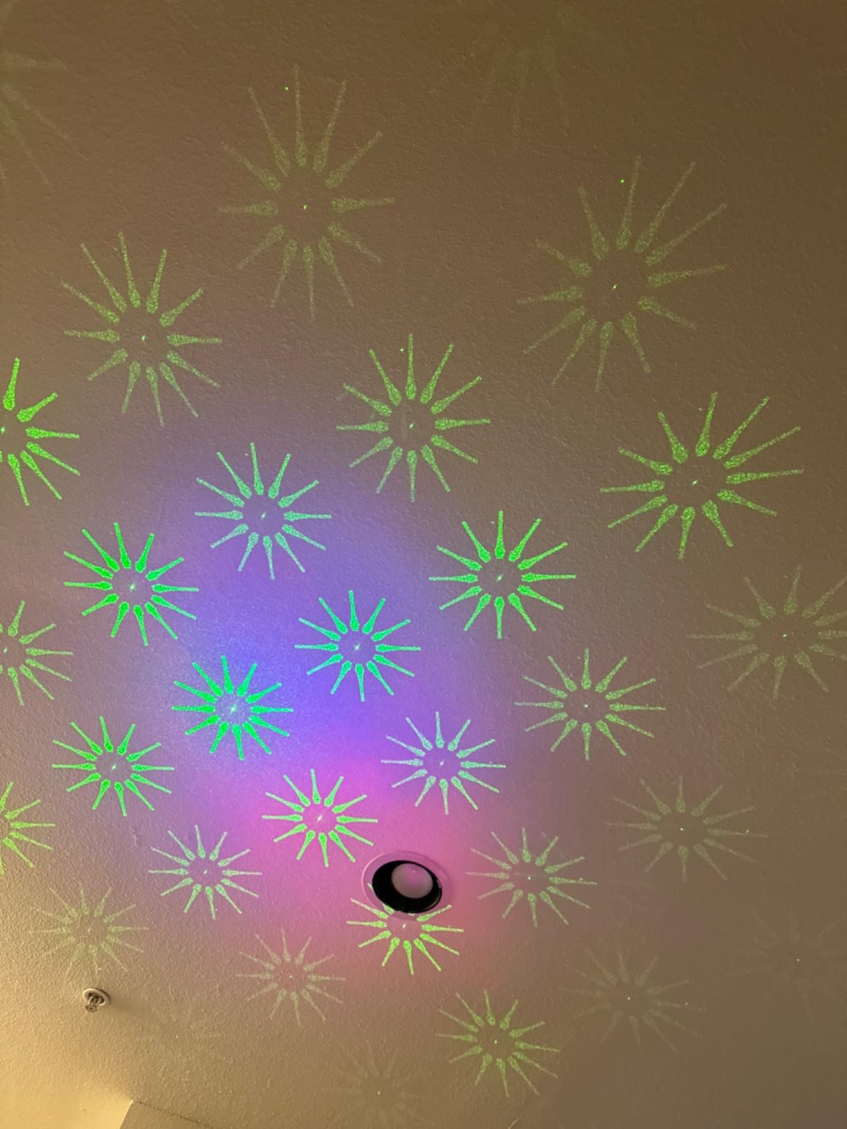 DJ Disco Stage Party Lights, LED Sound Activated Laser Light RGB Flash Strobe Projector with Remote Control for Christmas Halloween Decorations Karaoke Pub KTV Bar Dance Gift Birthday Wedding customer photo 2