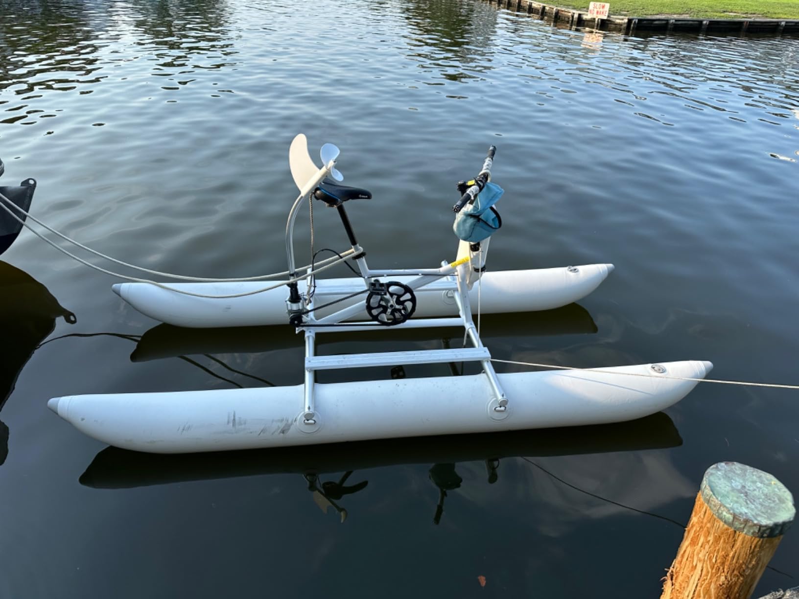 Water Bikes, Inflatable Kayak Bikeboat for Lake, Water Sports Touring Kayaks Sea Pedal Bicycle Boat for Sport Fun Fishing customer photo 2