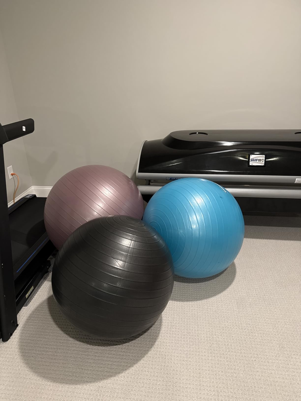 Trideer Exercise Ball Yoga Ball,Office Seating & Balance Ball Chair, Stability Ball for Pilates, Physical Therapy,Core Training & Balance Improvement & Stretching customer photo 2