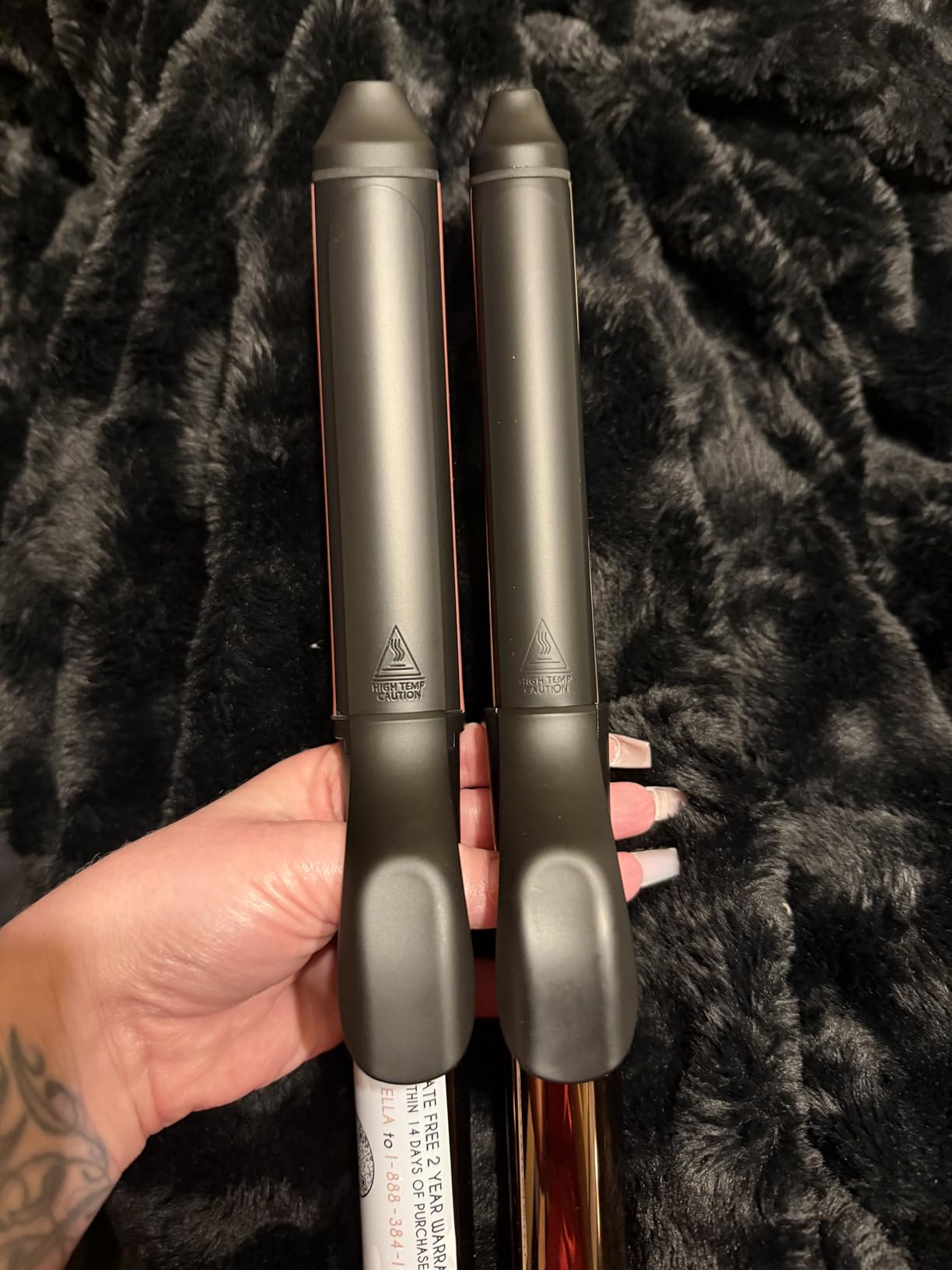 ELLA BELLA Curling Iron 1 Inch - Professional Hair Curler - Curling Wand - Ceramic Curling Irons - Transform Your Look in Seconds - Suitable for All Hair Types customer photo 1