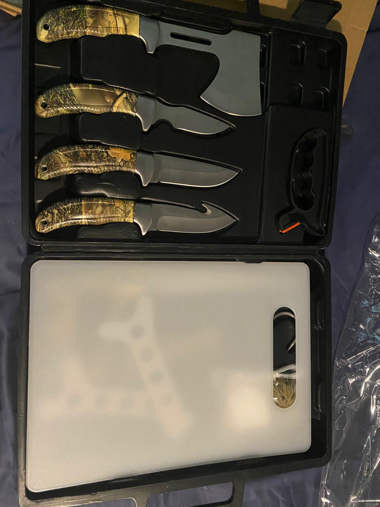 GVDV Hunting Knife Set - Deer Field Dressing Kit, Game Processor Set With Gut Hook Skinner, Spreader, Gloves - 14 Pieces Hunting Knives for Men customer photo 2