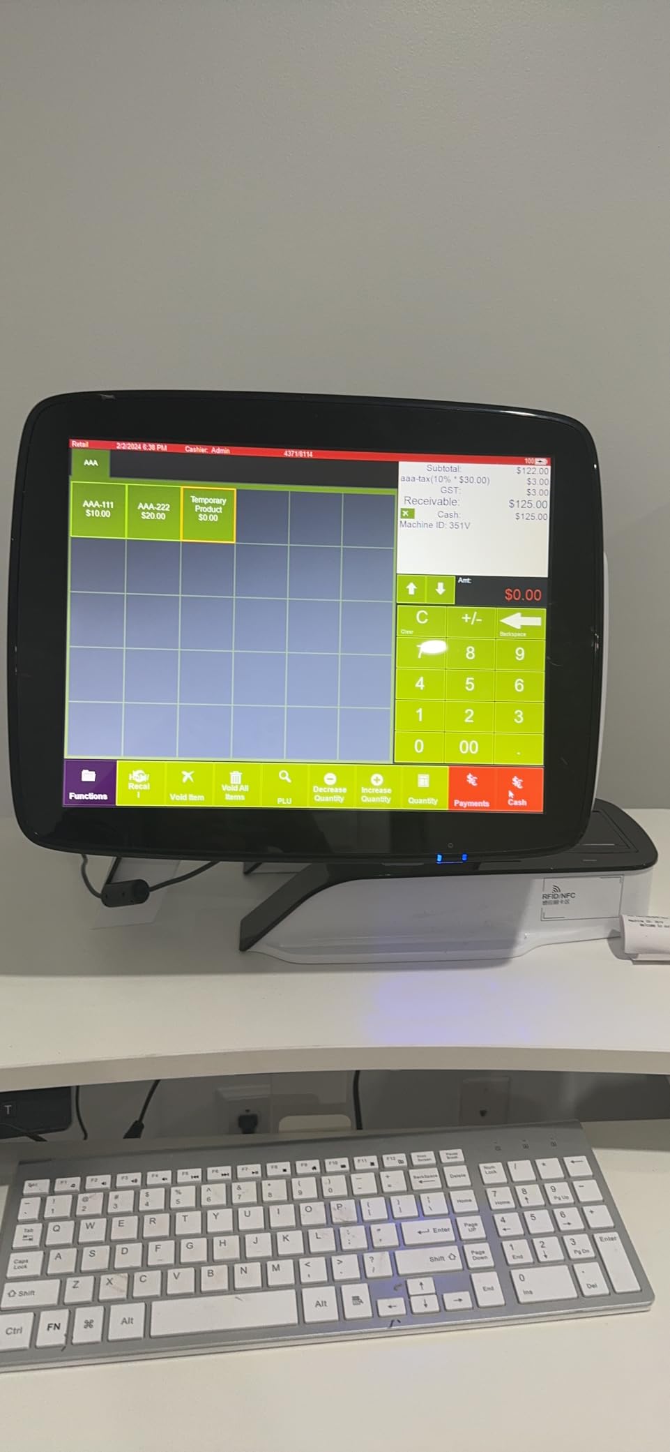 (Ship from USA) POS Cash Register 15