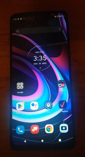 Motorola Moto Edge 2021, 256GB + 8GB RAM, Nebula Blue - Unlocked (Renewed) customer photo 1