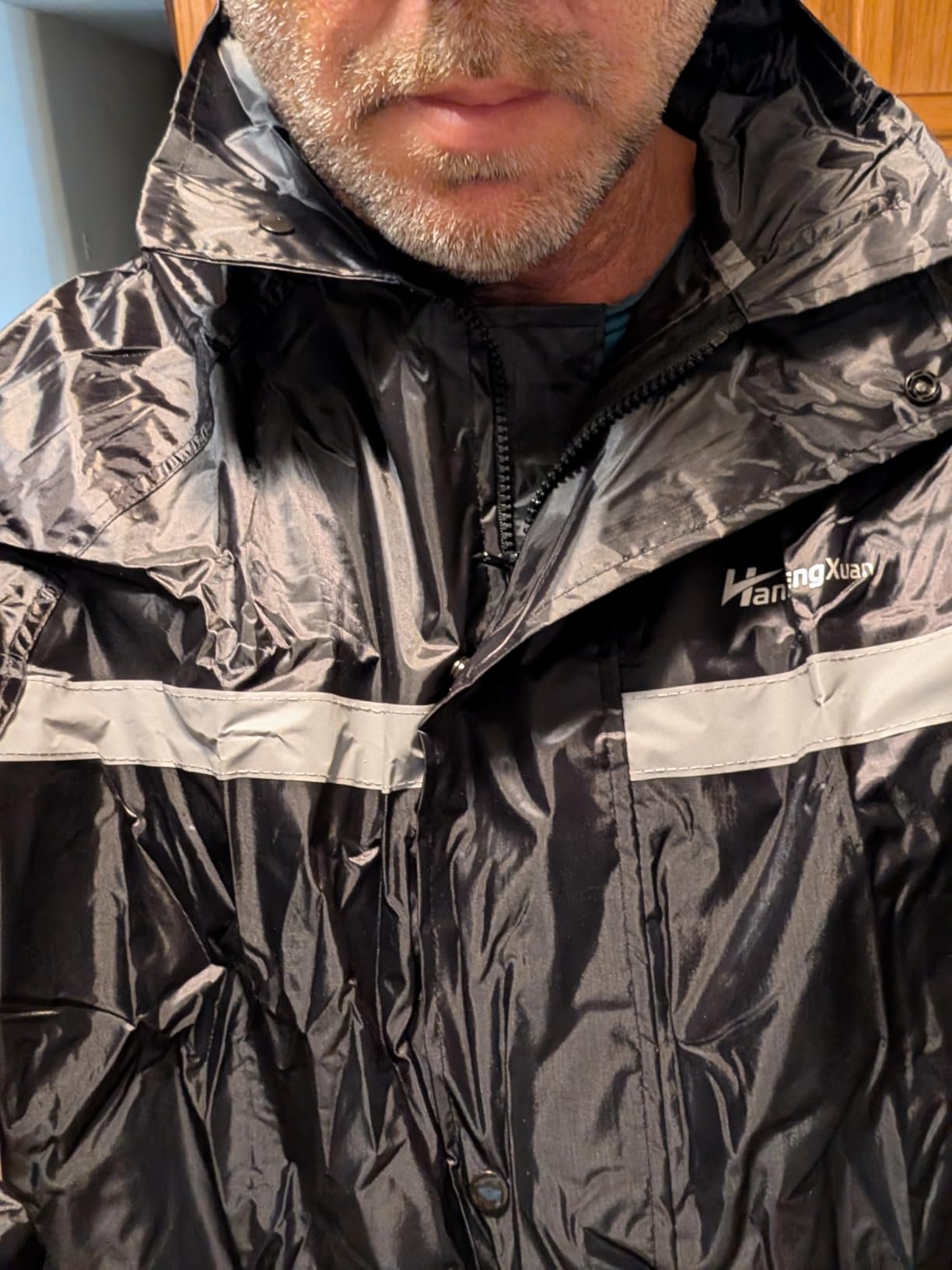 Rain Suit, Rain Gear for Men Women Waterproof Work Lightweight Rainwear Rain Coat (Jacket & Pants) customer photo 1