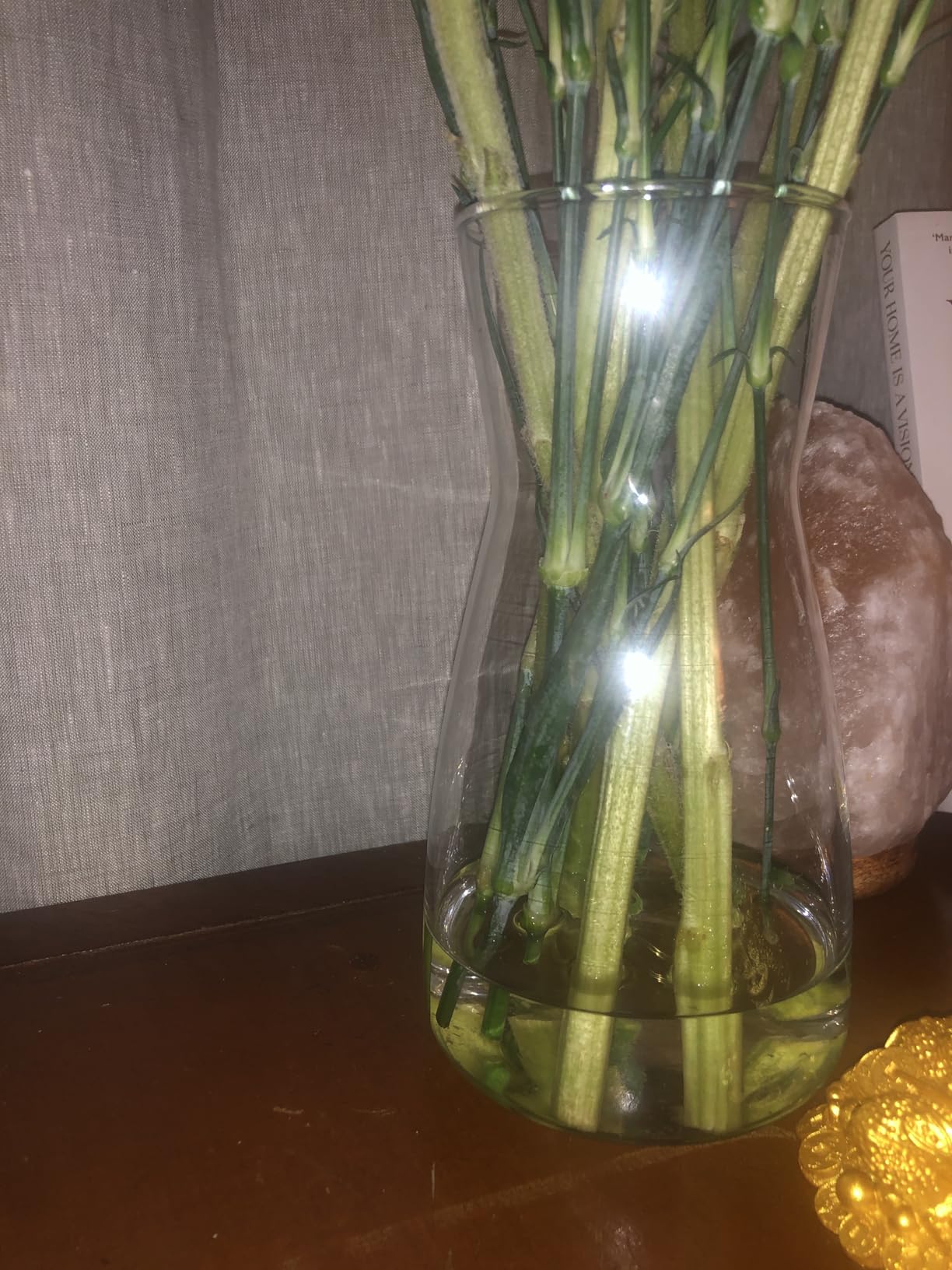 8 inch Iridescent Glass Flower Vases for Centerpiece Table Home Indoor Desk Decor, Ins Modern Boho Style Vase for Wedding Housewarming Gift customer photo 2
