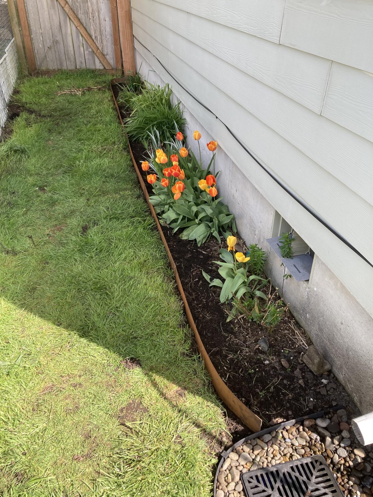 Worth Garden 20ft Pre-Rusted Cor-Ten Steel Landscape Edging - Heavy Duty Metal Garden Edging Border, 40