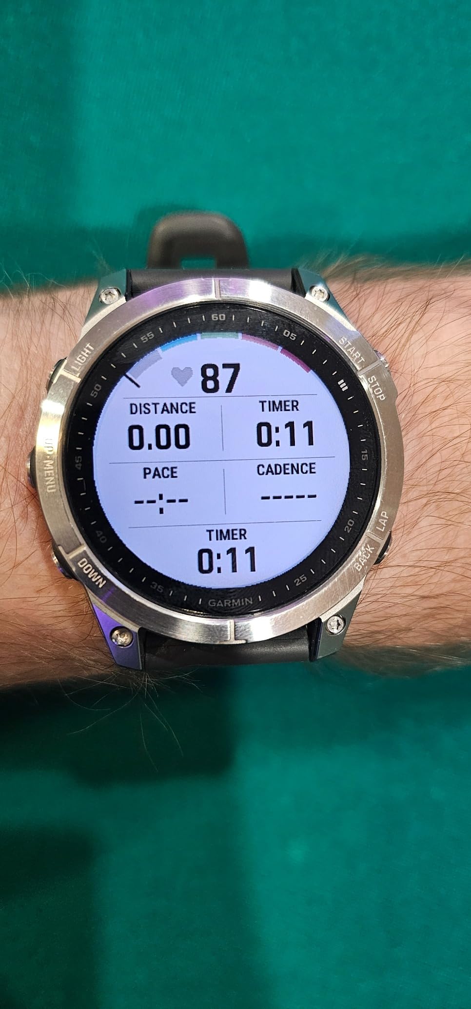 Garmin Fenix 7, Adventure smartwatch, Rugged Outdoor Watch with GPS, Touchscreen, Health and Wellness Features, Silver with Graphite Band - 010-02540-00 customer photo 2