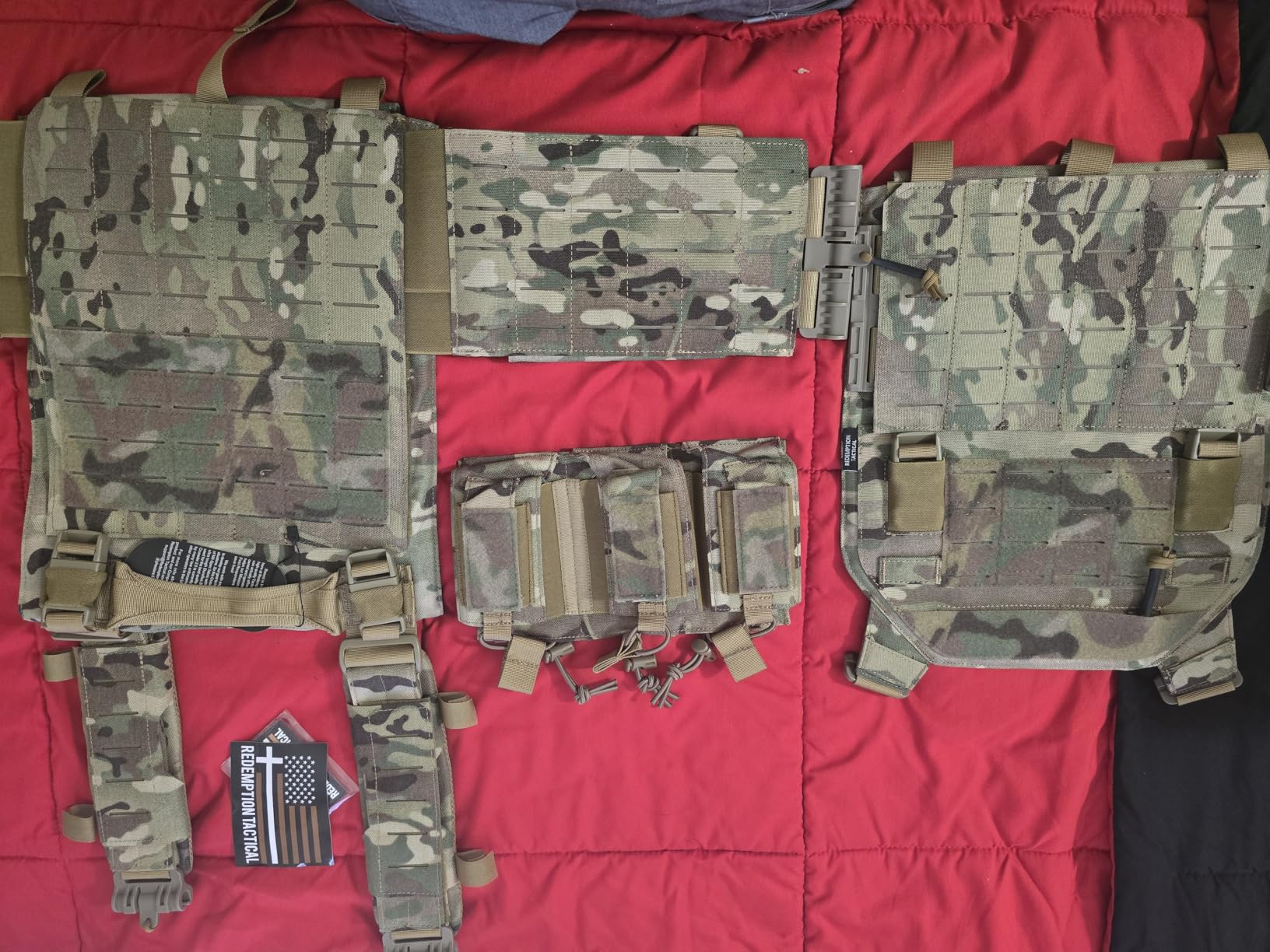 Redemption Crusader 2.0 Airsoft Vest With Molle Quick Release Buckles And Adjustable Size Sides | Made from 1000D Nylon customer photo 1