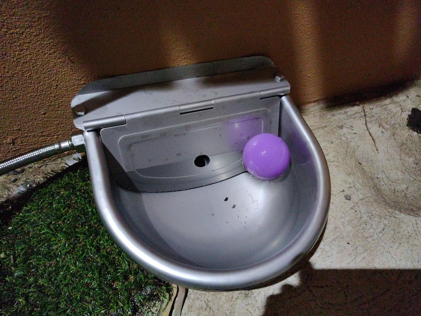 Automatic Animal Drinking Water Bowl with Float Valve, Standard Pipe, Stainless Steel Waterer Feeder Farm Dog Dispenser Kit Self Filling for Livestock Horse Goat Water Trough customer photo 1