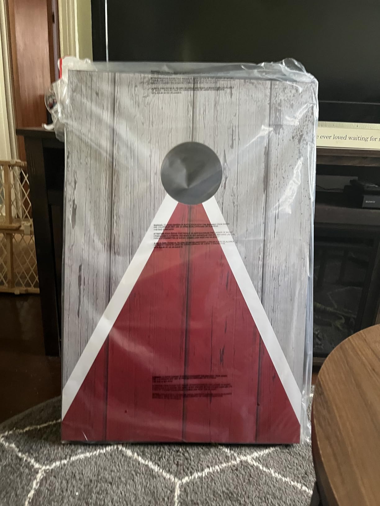 Portable Cornhole Board Set - Premium MDF Wood Corn Hole Game with 8 Regulation Bean Bags, for Backyard, Camping, and Outdoor Tailgating - Choose 3x2' Tailgate or 4x2' Regulation Size customer photo 1