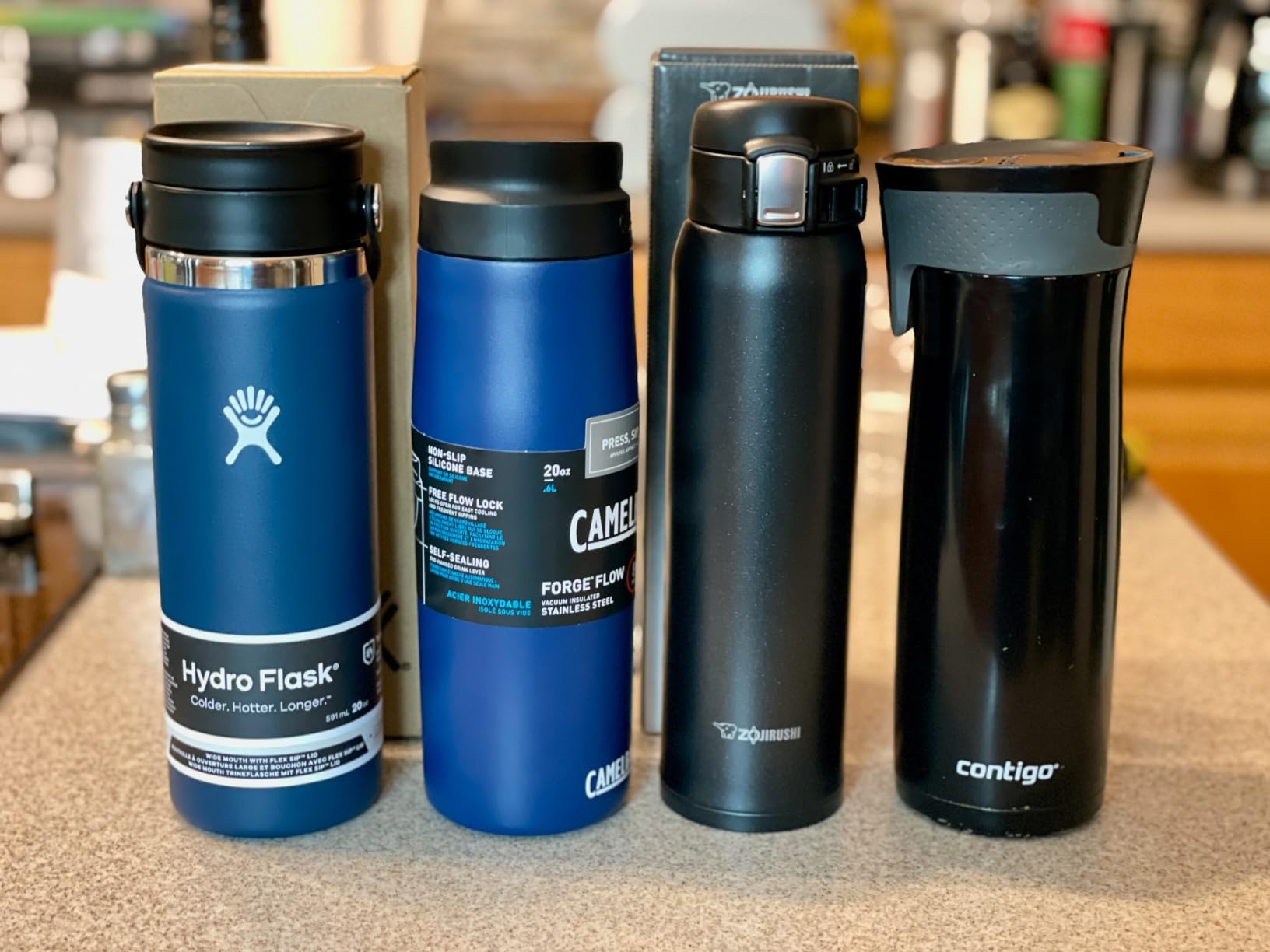 Hydro Flask Wide Mouth with Flex Sip Lid - Insulated Water Bottle Travel Cup Coffee Mug Tumbler 16 Oz customer photo 1