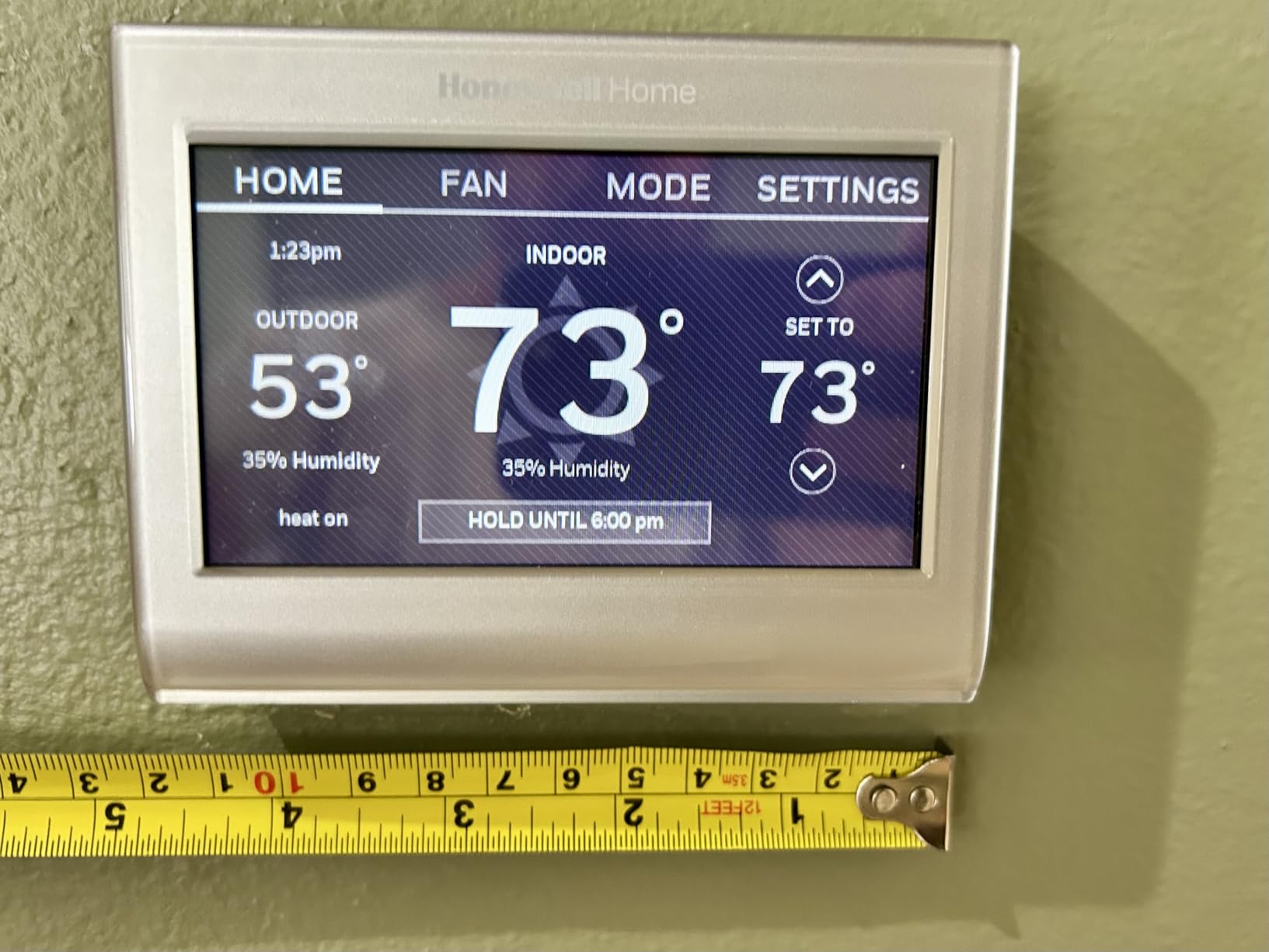 Honeywell Home RTH9600WF Smart Color Thermostat ENERGY STAR Wi-Fi Programmable Touchscreen Alexa Ready customer photo 1