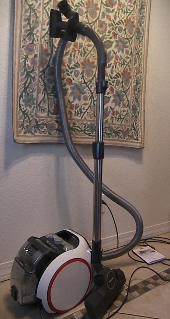 Miele Boost CX1 PowerLine SNRF0 Bagless Canister Vacuum Cleaner, Lotus White, Compact customer photo 2