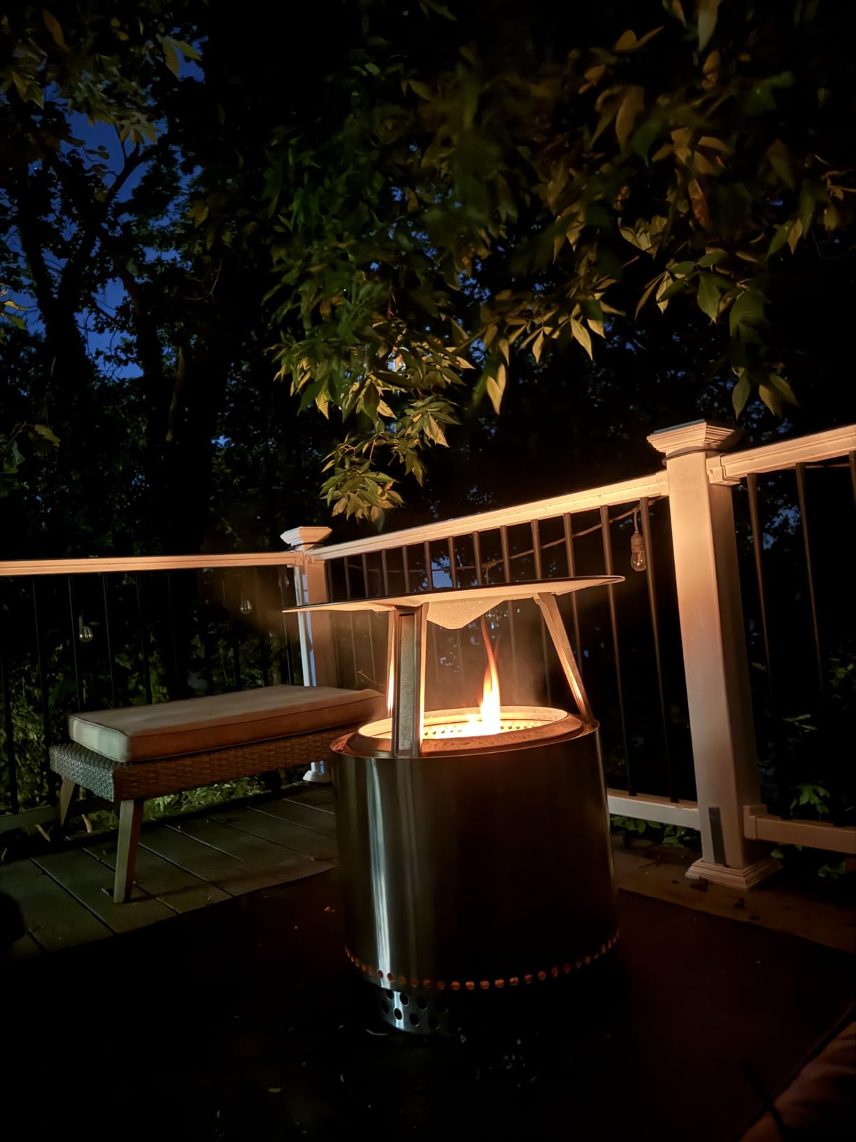 Solo Stove Bonfire Heat Deflector - Enhance Warmth and Comfort for Your Fire Pit - Durable 304 Stainless Steel - Maximizes Heat Radius customer photo 1