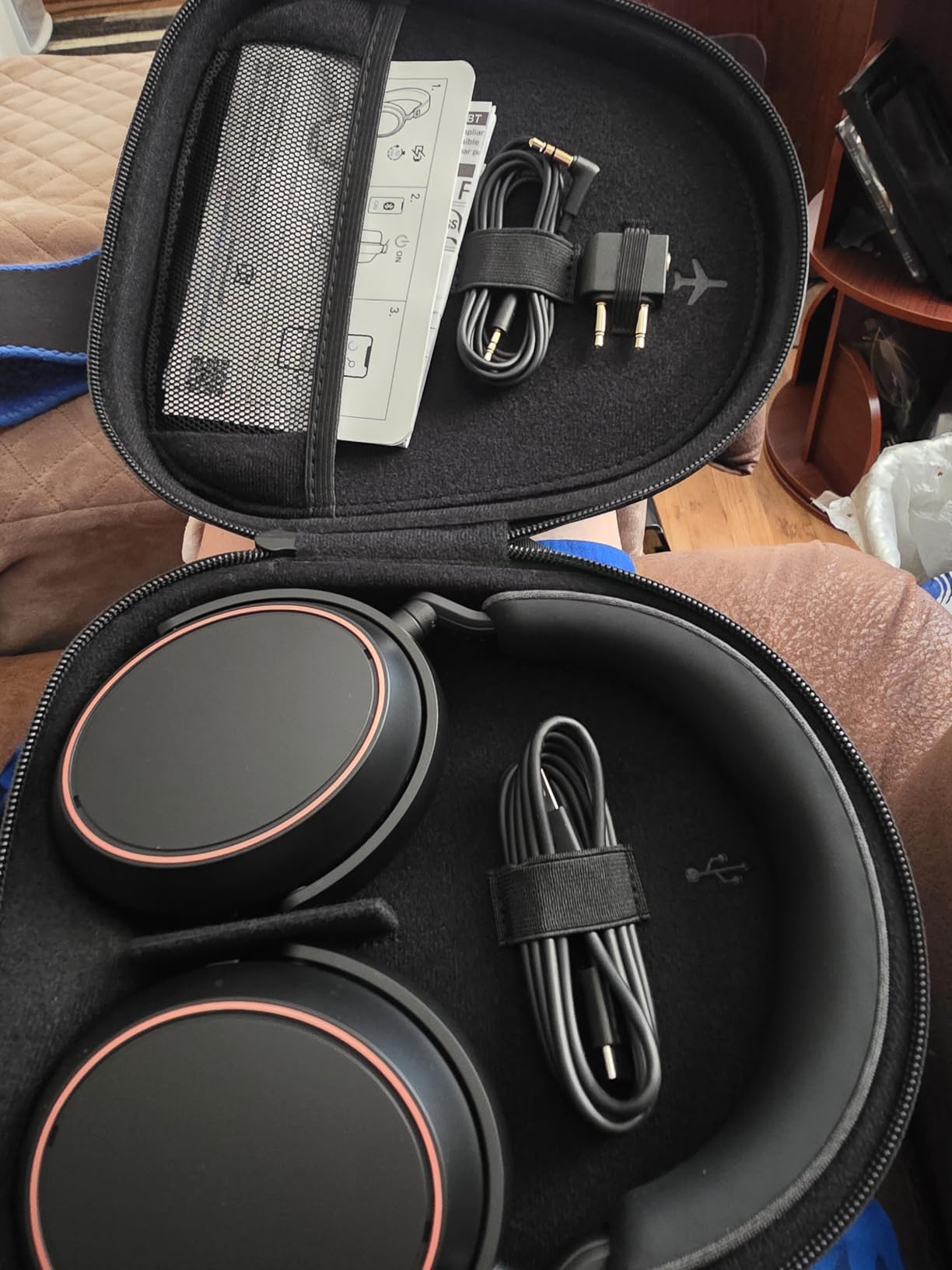 Sennheiser Momentum 4 Wireless Noise Cancelling Headphones - Bluetooth, Adaptive Noise Cancellation, 60h Battery Life, Folding Design, Black customer photo 2