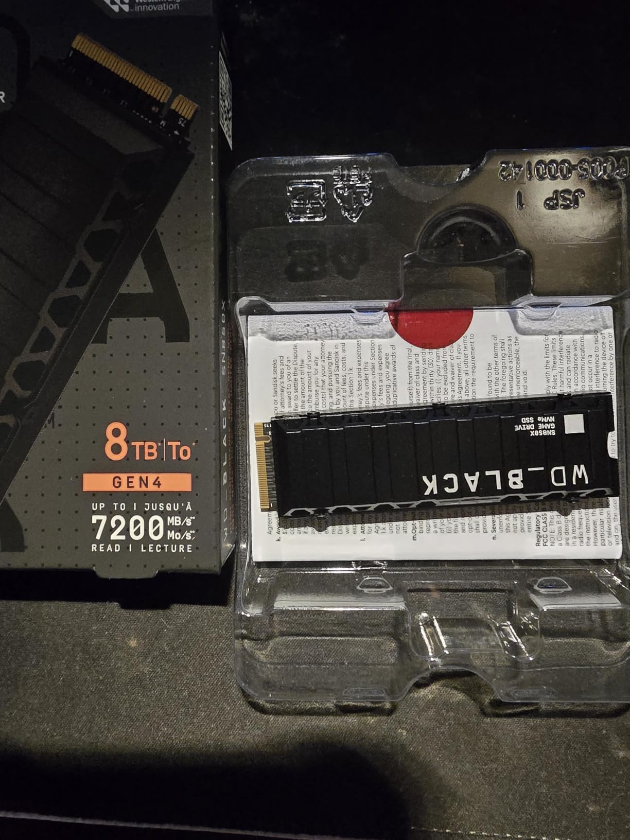 WD_BLACK SN850X 2TB NVMe SSD with Heatsink - Gaming Expansion for PS5 customer photo 1
