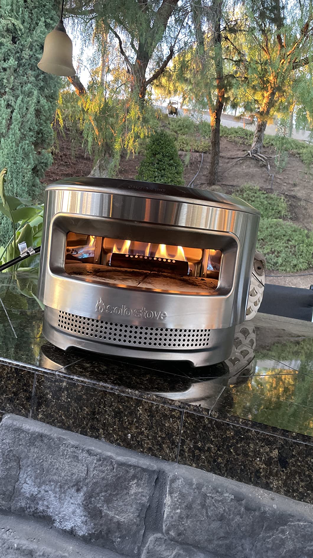 Solo Stove Pi Pizza Oven, Wood & Gas Burner | Incl. Stainless Steel Outdoor Maker, Burning Assembly, Burner, Cordierite Stone customer photo 1