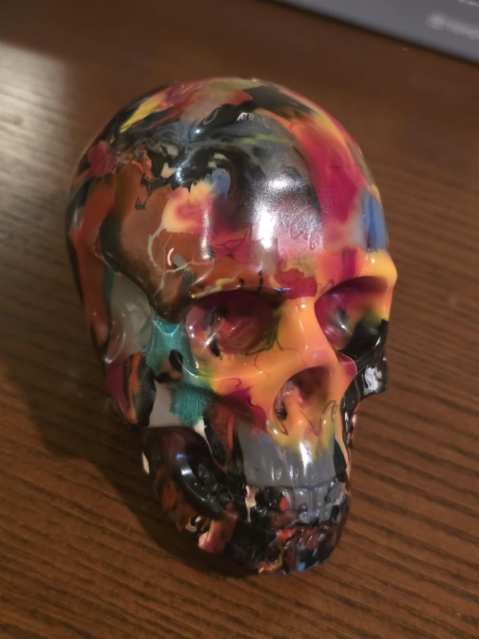 RESINWORLD Set of Large + Medium + Small 3D Skull Resin Molds, Flexible Clear Silicone Skull Head Molds, Silicone Molds for Resin, Soap, Clay, Candle Wax Casting, Halloween Home Decoration customer photo 1