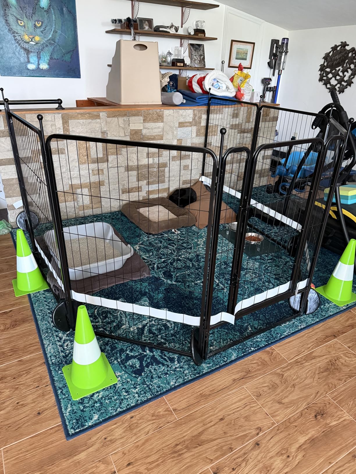 FXW Rollick Unleashed Dog Playpen for Indoor, Yard, RV Camping, 40 inch 16 Panels for Medium and Large Dogs (Patented) customer photo 2