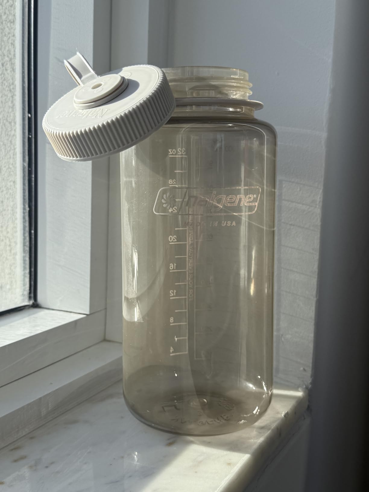 Nalgene 32 oz Wide Mouth Water Bottle | BPA-Free, Durable & Leak Proof, Lightweight Bottle for Hiking & Gym, Work & Travel customer photo 1