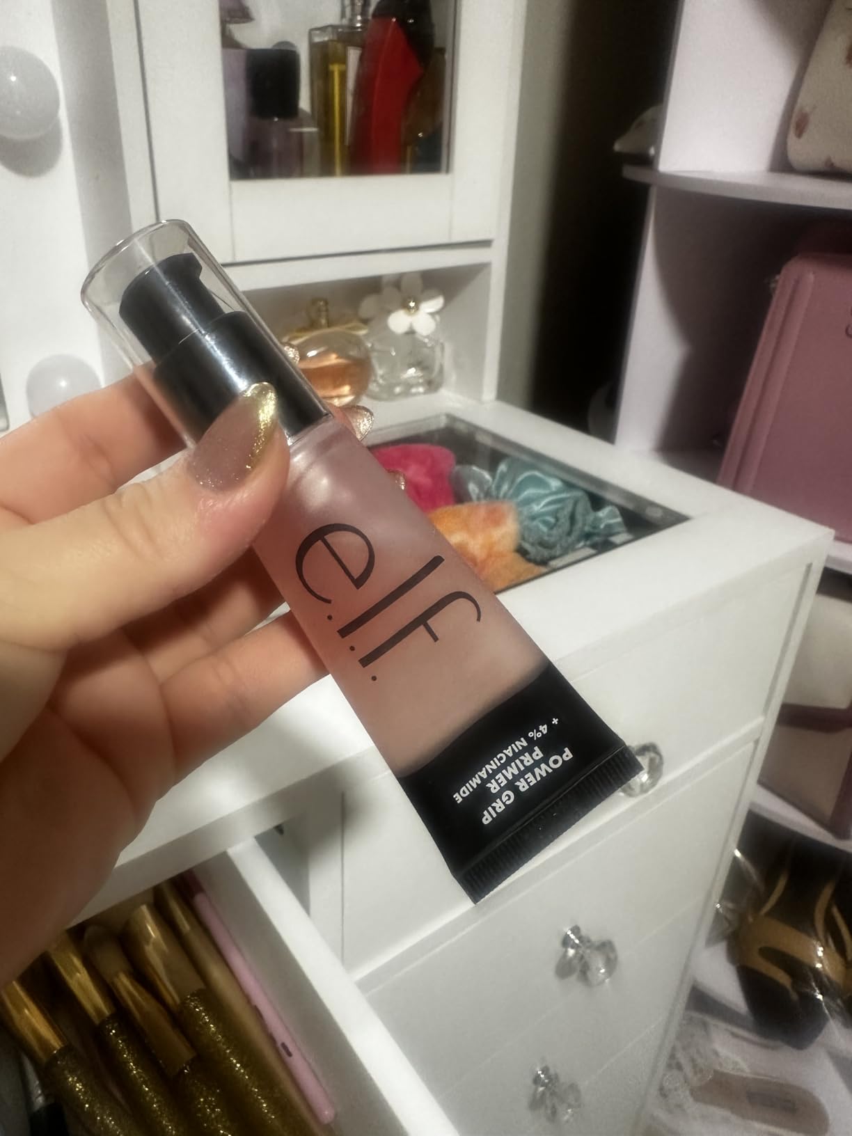 e.l.f. Power Grip Primer + 4% Niacinamide, Gel-Based & Hydrating Face Primer, Helps Visibly Even Skin & Brighten, Grips Makeup, Vegan & Cruelty-Free, 0.811 Fl Oz customer photo 2