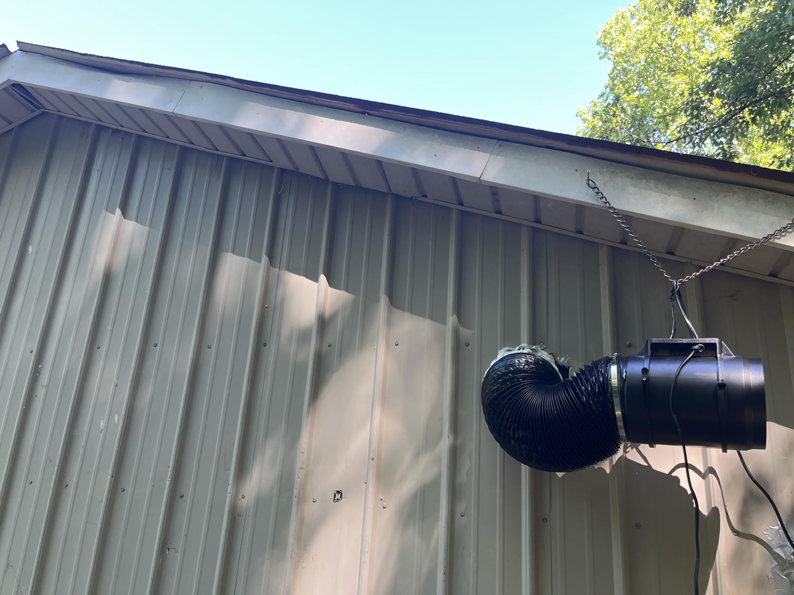 VEVOR Inline Duct Fan, 8-Inch 750 CFM with Variable Speed Controller, Quiet AC-Motor Ventilation Exhaust Fan for Cooling Booster customer photo 2
