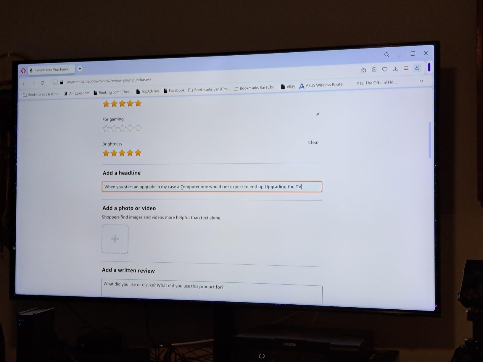 Samsung 65-Inch Class QLED 4K Q70C Series Quantum HDR, Dual LED, Object Tracking Sound Lite, Q-Symphony, Motion Xcelerator Turbo+, Gaming Hub, Smart TV with Alexa Built-in (QN65Q70C) customer photo 1