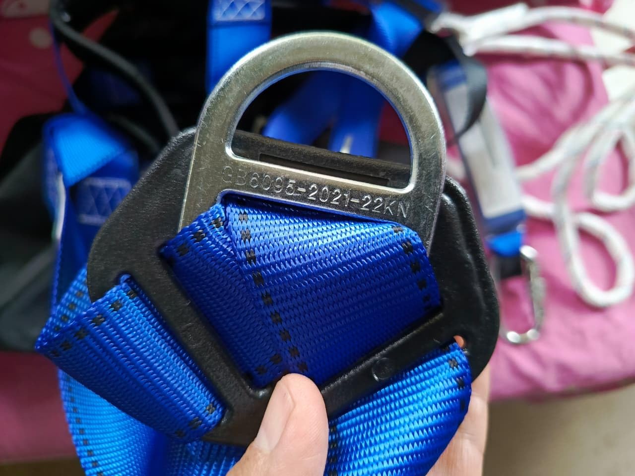 TT TRSMIMA Safety Harness Fall Protection Kit - Full Body Roofing harnesses with Shock Absorbing Lanyard Upgrade Padded customer photo 2