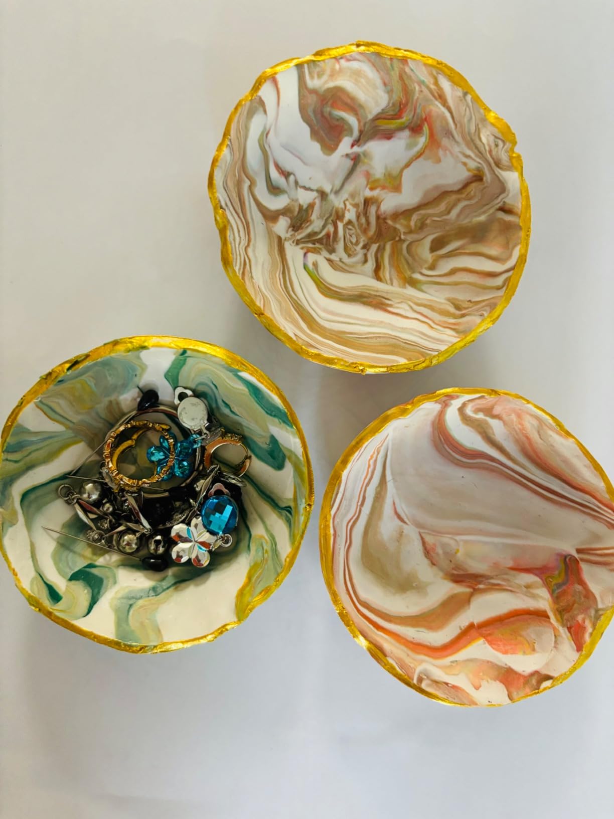 JOiFULi Make Your Own Clay Jewelry Bowls Arts and Crafts Kit for Girls Kids Ages 8-12 Years Old customer photo 2