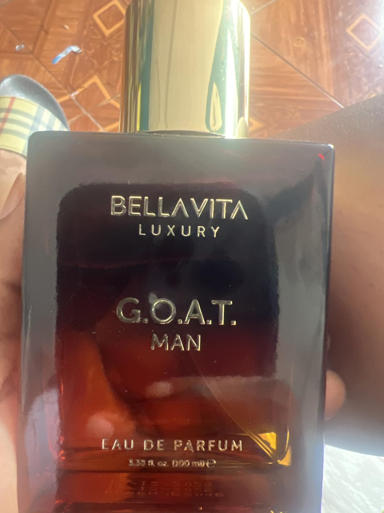 Bellavita Luxury G.O.A.T. Eau de Parfum | 100 ml (3.4 fl.oz.) | Perfume for Men | Citrus, Bergamot, Patchouli, and Vetiver Notes | Long Lasting Men's Fragrance | Gift for father's Day customer photo 1