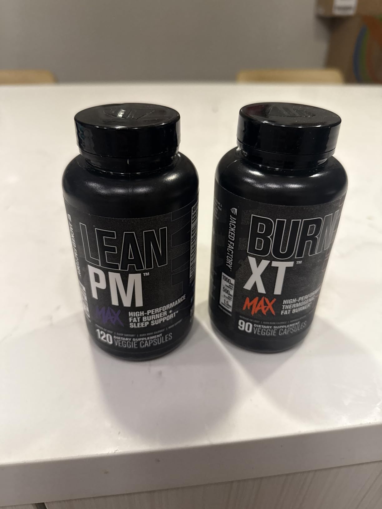 Jacked Factory Burn-XT Max - High-Performance Thermogenic Fat Burner & Appetite Suppressant for Weight Loss w/PurCaf Organic Caffeine, MitoBurn, Green Tea, Acetyl L Carnitine & More - 90 Capsules customer photo 2