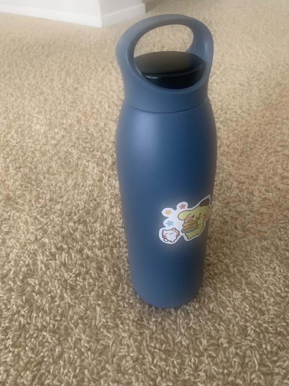 32oz Insulated Stainless Steel Water Bottle with Handle, Double Wall Leakproof Sport Water Bottle, BPA-Free, Keeps Cold 24H/Hot 12H, Ideal Gym Bottle for Men, Women, Office, Hiking, Black customer photo 2