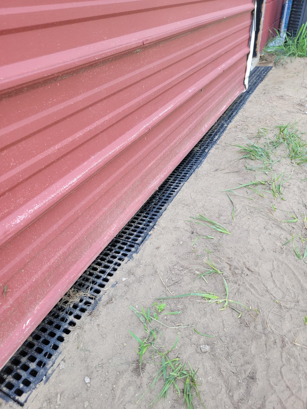 A15 Deep Profile HDPE Trench Drain System for Yard-39.4Lx6.3Wx7.8H in. Channel Drain with Grates, Plastic Yard Drainage Systems for Outdoor Houseside Sidewalk Patio Backyard customer photo 1