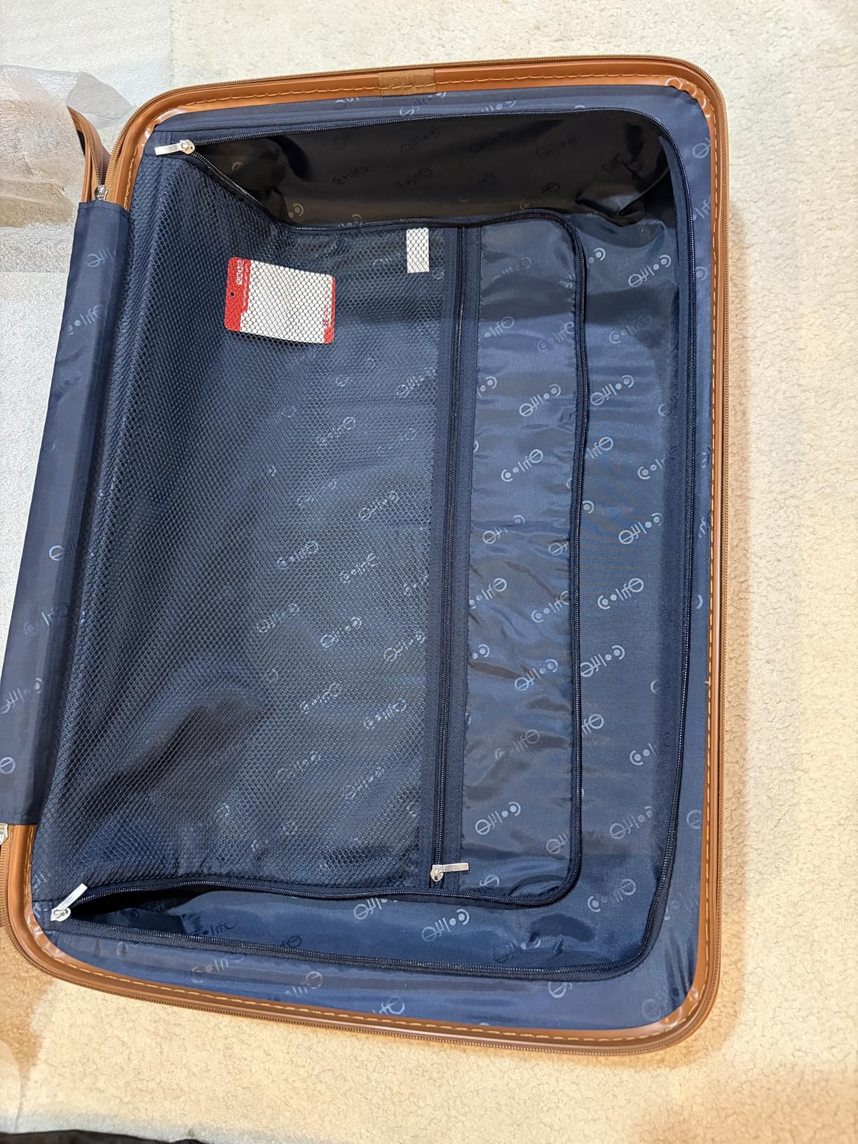 Coolife Suitcase Set 3 Piece Luggage Set Carry On Travel Luggage TSA Lock Spinner Wheels Hardshell Lightweight Luggage Set(Black, 3 piece set (BP/TB/20)) customer photo 2