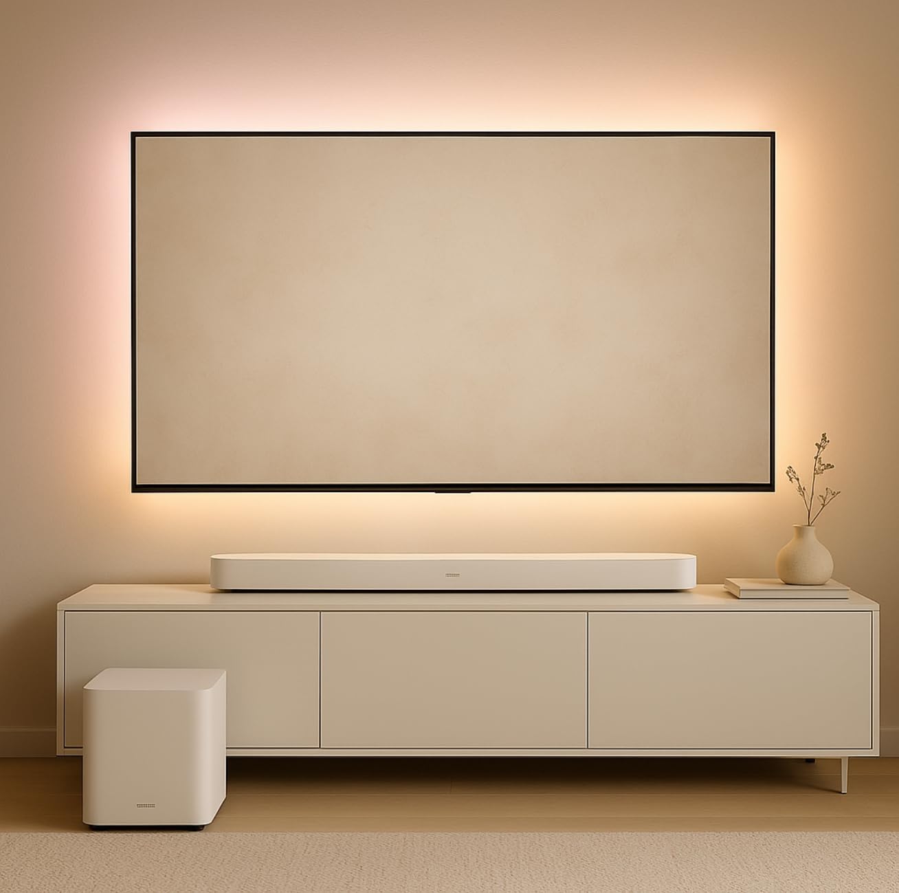 Bose Smart Ultra Dolby Atmos Soundbar, All-in-One Surround Sound System for TV, A.I. Dialogue Mode, Alexa and Google Voice Control, HDMI eARC, White customer photo 2