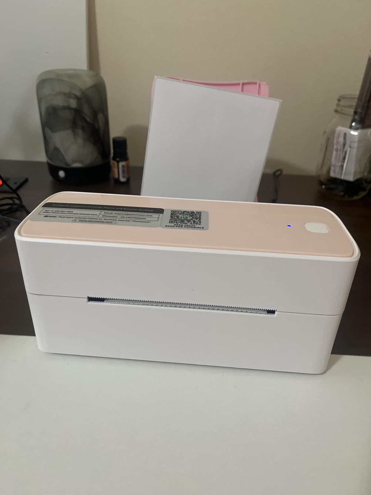 Phomemo Bluetooth Shipping Label Printer, 241BT 4X6 Wireless Thermal Label Printer for Small Business, Labels Printers for Shipping Package, Compatible with iPhone, Android, Amazon, Shopify, Black customer photo 2