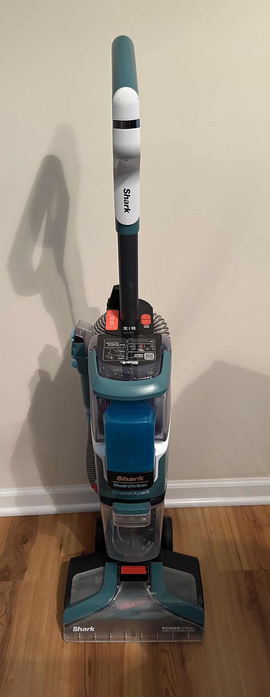 Shark CarpetXpert Upright Carpet, Area Rug & Upholstery Cleaner with StainStriker Handheld Tough Stain Eliminator, EX201 customer photo 1